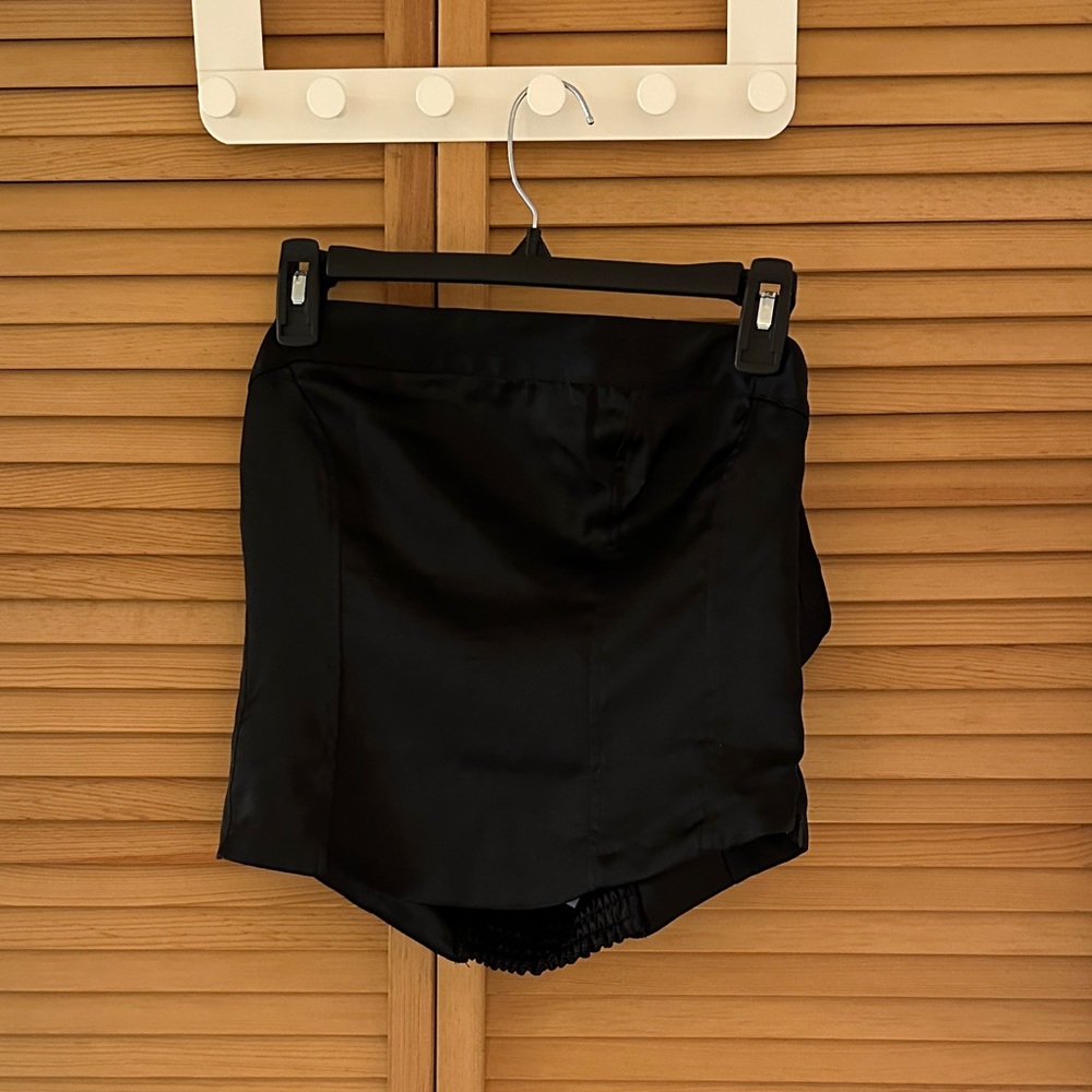 NWT Wild Fable Silk Black Corset/Tube Top